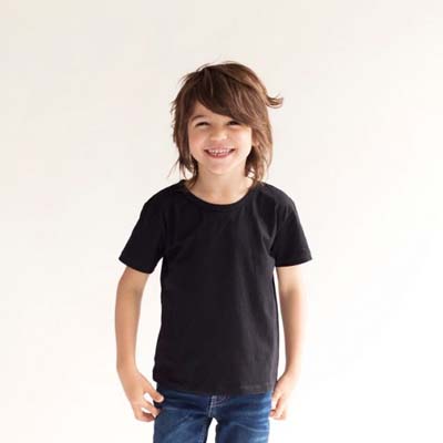 The Baby Blanks Basic Tee Big Kids are a bigger version of the awesome Baby Tees.  Great colour range.  Size 6 - 12.  Cotton/Elastane jersey fabric.