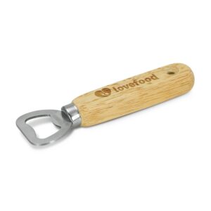 The Boutique Bottle Opener is a smart metal bottle opener with wood handle.  Perfect for laser engraving and personalising. 