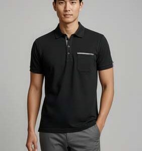 The Biz Collection Mens Edge Polo is a 65% polyester, 35% cotton pique knit polo shirts. In Black/Check. S – 5XL. Great branded polo shirts & uniforms.