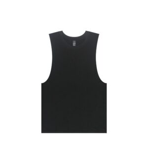 The Cloke Big Air Tank is a singlet with large armholes & raw edges.  In 4 colours.  Up to size 5xl.  Good quality blank singlets.