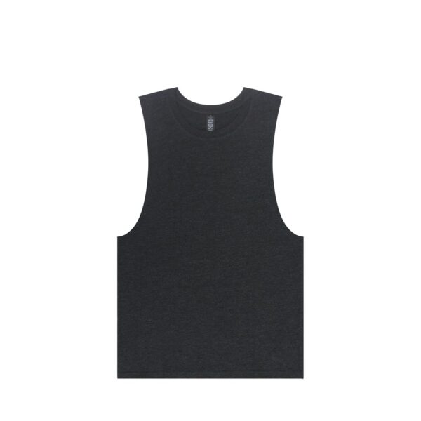 The Cloke Big Air Tank is a singlet with large armholes & raw edges.  In 4 colours.  Up to size 5xl.  Good quality blank singlets.
