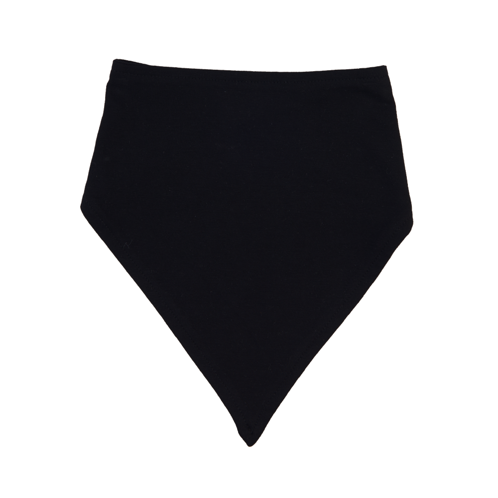 The Baby Blanks Bandana Bib is a cotton jersey fabric bib.  Black or White.  Perfect addition to any outfit or set. 