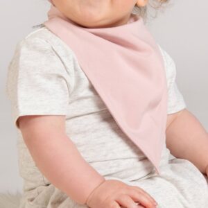 The Baby Blanks Bandana Bib is a cotton jersey fabric bib.  Black or White.  Perfect addition to any outfit or set. 