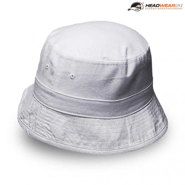 The 6033A HW24 Bucket Hat is a 185gsm light brushed cotton twill bucket hat. 4 sizes. Available in 9 colours.