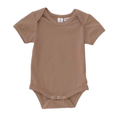 The Baby Blanks Short Sleeve Bodysuit is ideal for printing and embroidering on.  Size newborn to 12 – 18 months.  20 colours.  Great quality, printable baby clothes.