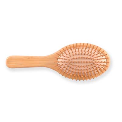 The Spa Bamboo Hair Brush is a perfect accessory for personalisation.  Ideal for engraving or other custom options. 