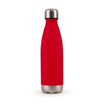 The Jet Bottle is a 650ml solid colour AS plastic drink bottle.  Stainless Steel crew on lid and base.  11 colours.  Perfect for cost effective products for personalisation.