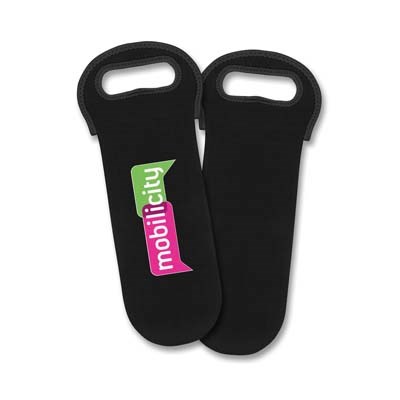 The Neoprene Wine Cooler Bag is a convenient carry bag for a bottle of wine.  Keeps cool.  Perfect for personalising gifts.