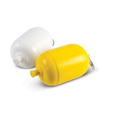 The Floating Key Ring is a buoy shaped key ring with stainless steel ring.  Floats so your keys dont sink! Ideal for those out on the water.