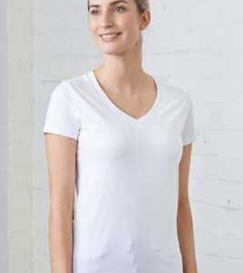 The C-Force Textiles Womens Urban V Tee is made from 95% cotton and 5% elastane blend. 190gsm. Available in 2 colours. Sizes 8 – 20.