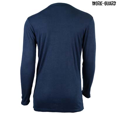 The Workguard Adult Longsleeve Round Neck Thermal is a round neck, breathable, poly viscose top. Great for underlayers on those chilly mornings.